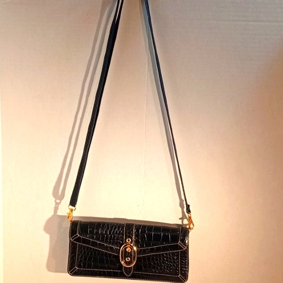 GIANI BERNINI Leather Crossbody Purse With Detachable Handles - Picture 5 of 6